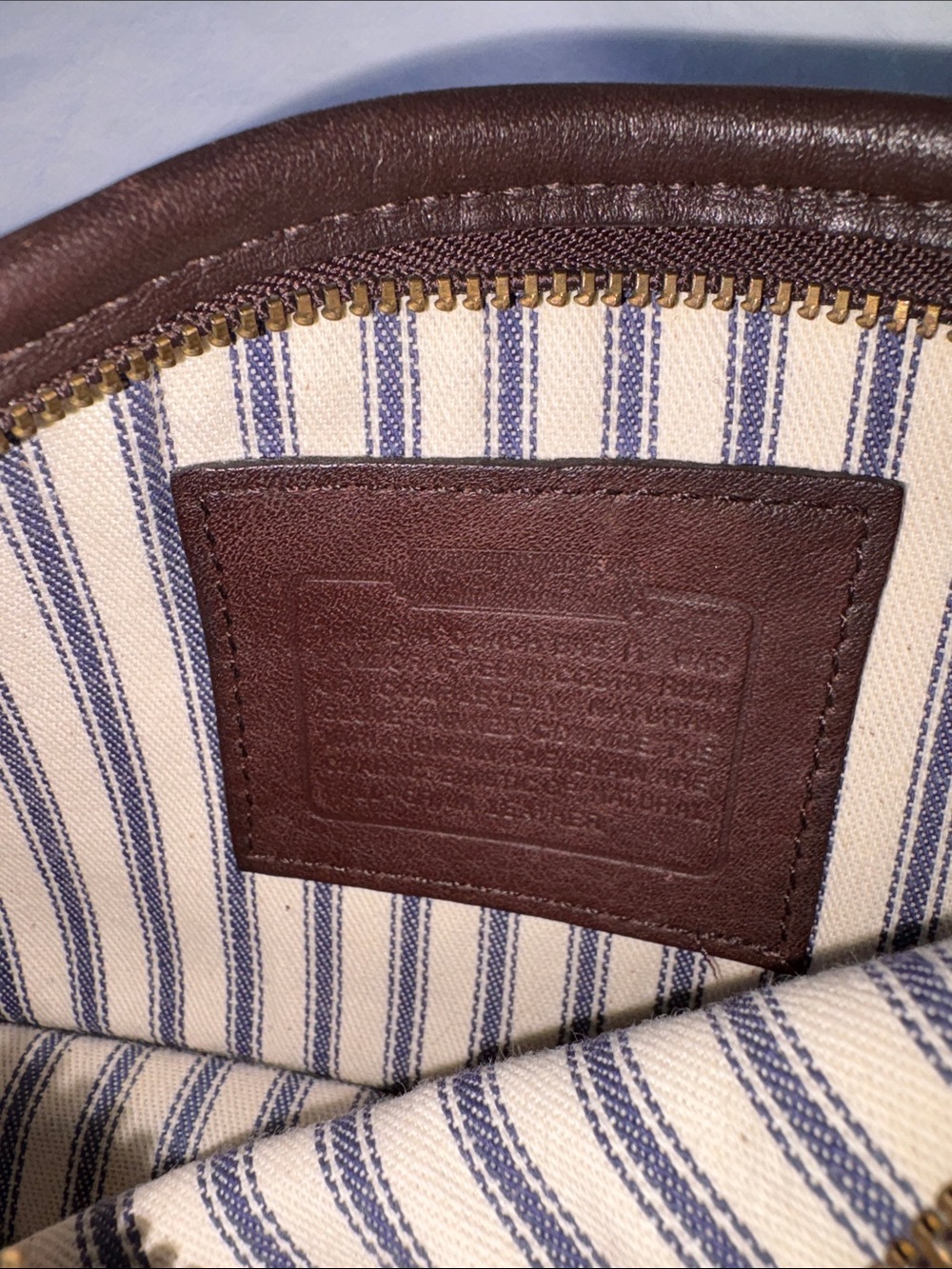 Vintage Coach Chunky Case in Mahogany with tag - Picture 4 of 8